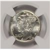 Image 2 : 1943 MERCURY DIME,. NGC MS-66 FULL BANDS