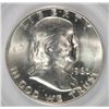 Image 2 : 1960-D FRANKLIN HALF DOLLAR, PCGS MS-63 FBL