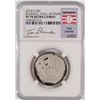 Image 1 : 2014-S BASEBALL HALL OF FAME COMMEM HALF DOLLAR, NGC PF-70 U.C. TOM LASORDA