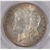 Image 2 : 1891 MORGAN SILVER DOLLAR, PCGS MS-63  RAINBOW COLORS!