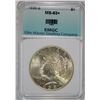 Image 1 : 1935-S PEACE SILVER DOLLAR, EMGC CHOICE BU+