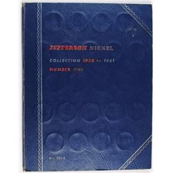 COMPLETE SET OF JEFFERSON NICKELS: 1938-1961  IN WHITMAN ALBUM