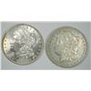 Image 1 : 1883 AU & 1887 CH BU MORGAN SILVER DOLLARS