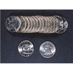 18- 1958 FRANKLIN HALVES GEM BU