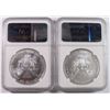 Image 2 : 2011 & 2011 W NGC MS69 25TH ANNIVERSARY EAGLE SET