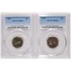 Image 1 : ( 2 ) PCGS JEFFERSON NICKELS: 1959 MS65 & 1954 MS66