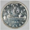 Image 1 : 1948 CANADA SILVER DOLLAR SUPERB GEM BU, THE RARE DATE OF THE DOLLARS THAT EVERY