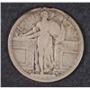 Image 1 : 1917-D T-1 STANDING LIBERTY QUARTER ORIGINAL VG-F