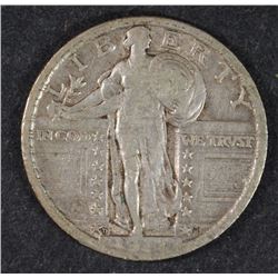 1917-D T-2 STANDING LIBERTY QUARTER VF-XF
