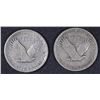 Image 2 : ( 2 ) STANDING LIBERTY QUARTERS: 1920 VF, 1920-D F-VF