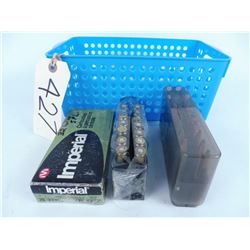 19 7mm. Mauser balle, 14 30 Remington, 1 box 32 Win. Spl