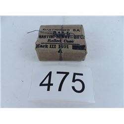 Martini-Henry rifle rolled case MK3 1891 unopened