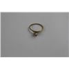 Image 1 : 10K YELLOW GOLD LADIES RING SET WITH ONE PROBABLE WHITE CUBIC ZIRCONIA
