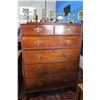Image 1 : ABSOLUTELY FABULOUS SOLID MAHOGANY 6 DRAWER HIGH BOY DRESSER CIRCA 1840S