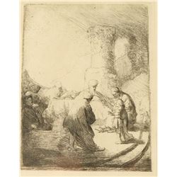 Etching by Rembrandt