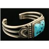 Image 2 : Navajo Ladies Turquoise Cuff Bracelet