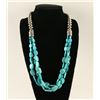 Image 1 : Navajo Three Strand Sleeping Beauty Necklace