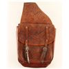 Image 1 : Pair of Floral Tooled Saddlebags