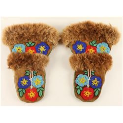 Indian Beaded Mittens