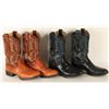 Image 1 : 2 Pairs Ladies Ariat Cowboy Boots