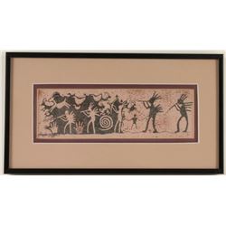 Original Mixed Media by Douglas Yazzie