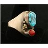 Image 2 : Turquoise & Coral Ring