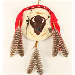 Hand Painted Hide Shield