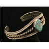 Image 2 : Navajo Turquoise Cuff Bracelet