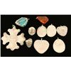 Image 3 : Lot of 6 Stone Pendants & 2 Rings
