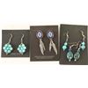 Image 1 : Lot of 4 Native American Made Earrings