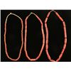 Image 1 : Lot of 3 Coral Necklaces