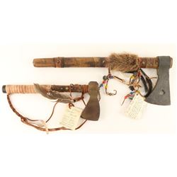 Lot of 2 Trading Post Type Tomahawks