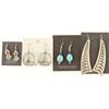 Image 1 : Lot of 4 Native American Made Earrings