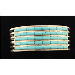 Zuni Inlaid Cuff Bracelet