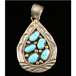 Native American Turquoise Pendant