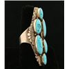 Image 2 : Navajo Ladies Turquoise Cluster Ring Set
