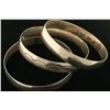 Image 2 : Collection of 3 Native American Bangle Bracelets