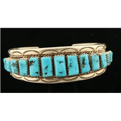 Navajo Turquoise Cuff Bracelet