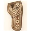 Image 1 : Piteado Mexican Holster with Floral Motif