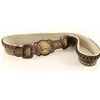 Image 1 : Mexican Piteado Leather Belt with Mexican Eagle