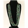 Image 1 : 6 Strand Navajo Oriental Turquoise Necklace