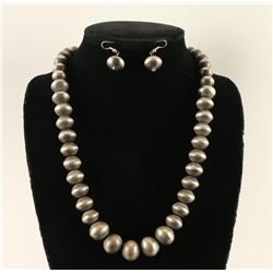 Dine Sterling Beaded Necklace