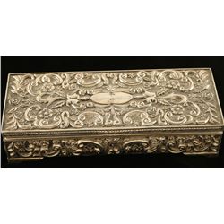 Silver Plated Jewelry/Gun Box