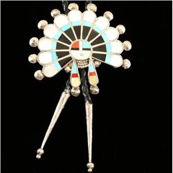 Zuni Inlaid Bolo Tie
