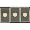 Image 1 : (3) Eisenhower Proof Dollars