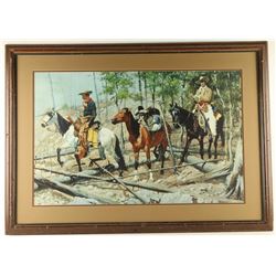 Framed Remington Print
