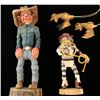 Image 1 : Cowboy Wood Carvings Lot