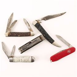 Lot of 5 Pocket knives