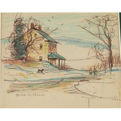 Original Marker & Pastel Sketch