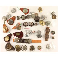 Large Collection of Saddle Conchos